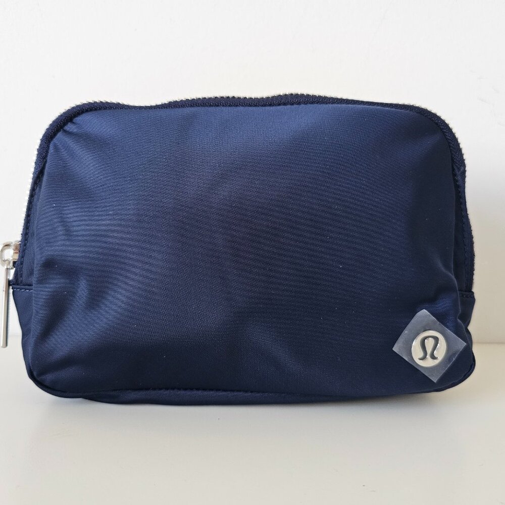 NWT LULULEMON Everywhere Belt Bag Metal Hardware 1L TRNV/SLVR Blue Silver
